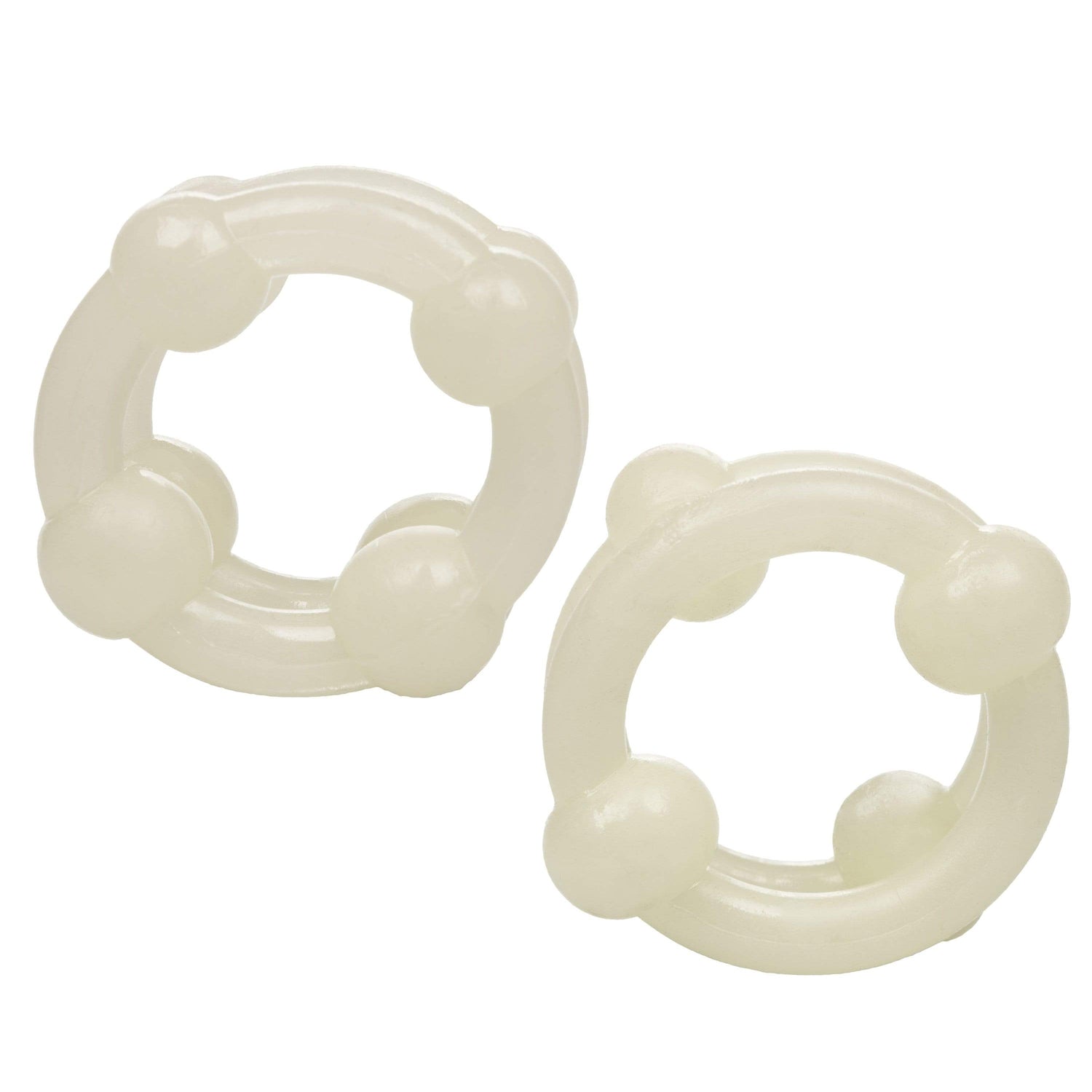 California Exotics - Island Rings Double Stacker Cock Ring (White) CE1808 CherryAffairs