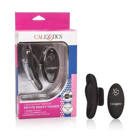 California Exotics - Lock N Play Remote Panty Vibrator Petite (Black) CE1346 CherryAffairs