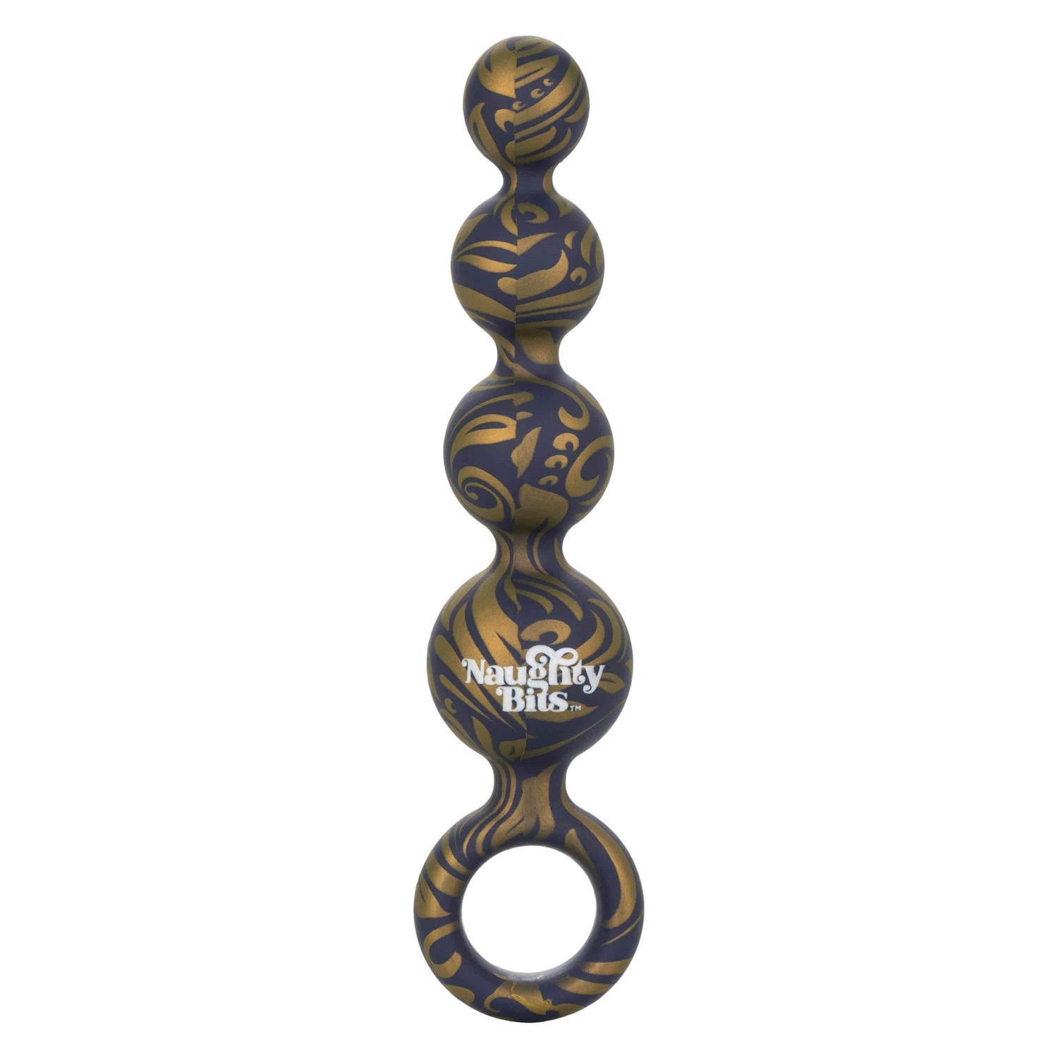 California Exotics - Naughty Bits Butt Balls Silicone Booty Beads (Black) CE1834 CherryAffairs