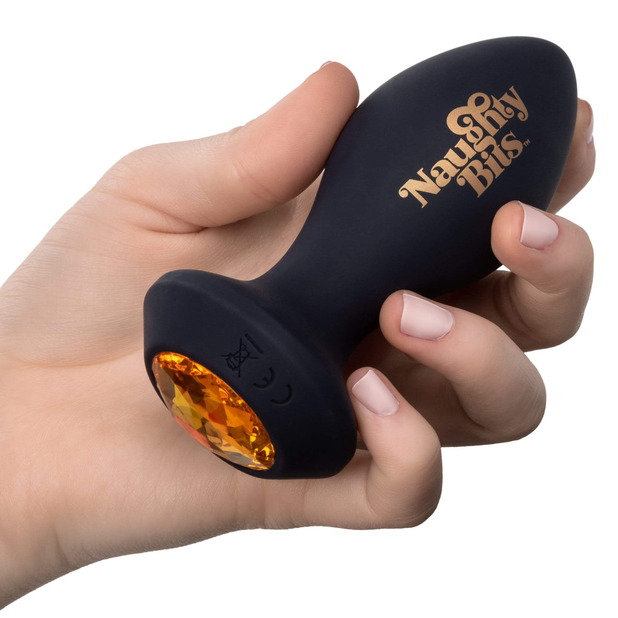 California Exotics - Naughty Bits Shake Your Ass Petite Vibrating Butt Plug (Black) CE1835 CherryAffairs