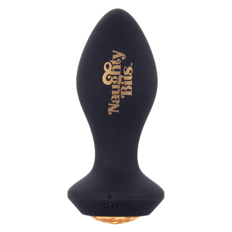 California Exotics - Naughty Bits Shake Your Ass Petite Vibrating Butt Plug (Black) CE1835 CherryAffairs