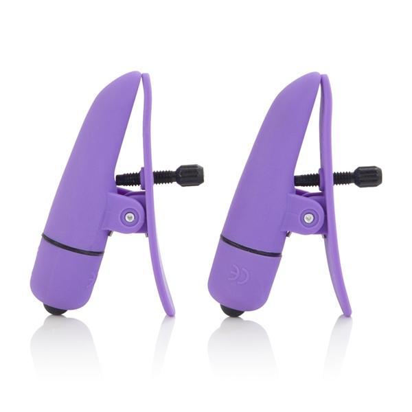 California Exotics - Nipple Play Nipplettes Clamps (Purple) - CherryAffairs.sg
