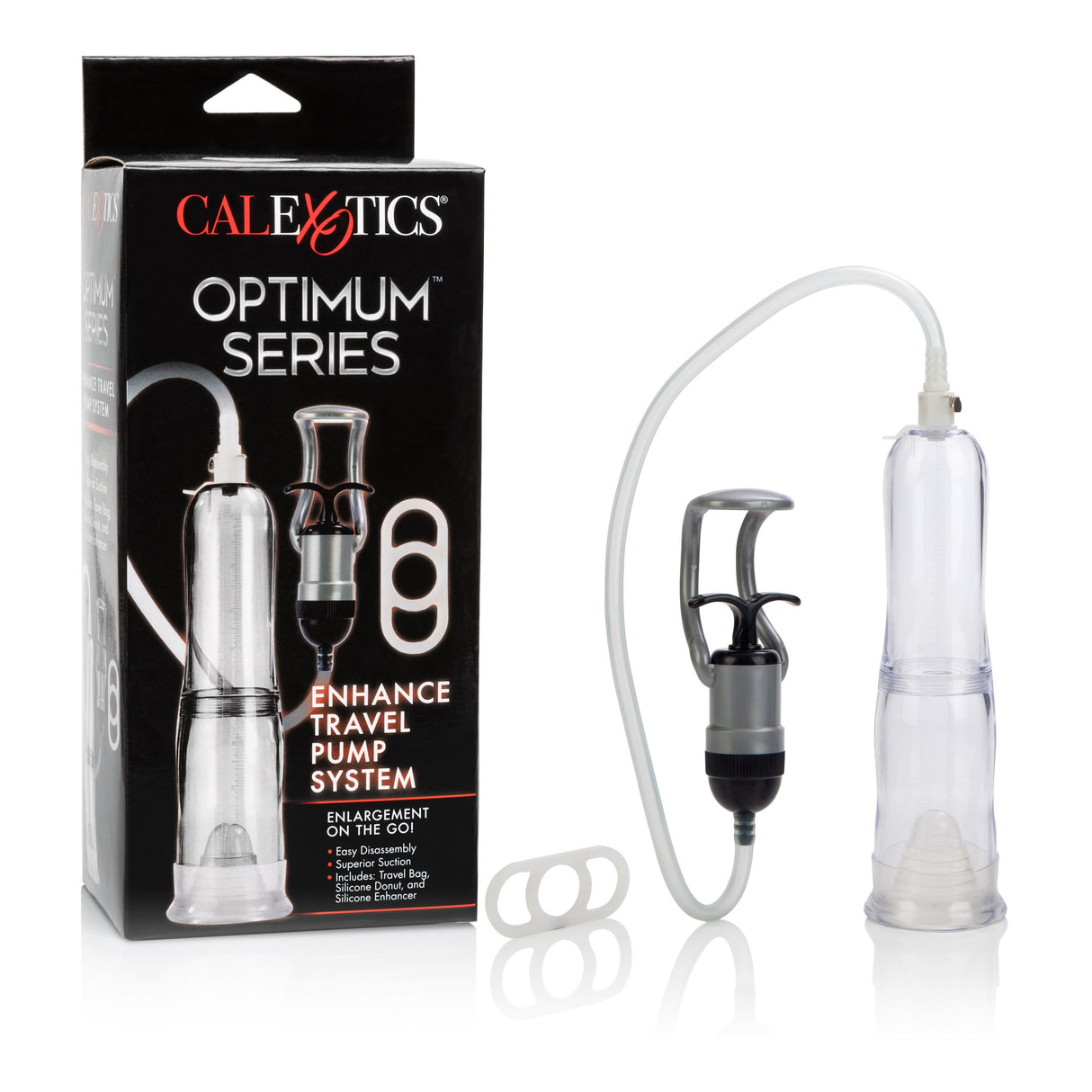 California Exotics - Optimum Series Enhance Travel Pump System (Clear) CE1510 CherryAffairs