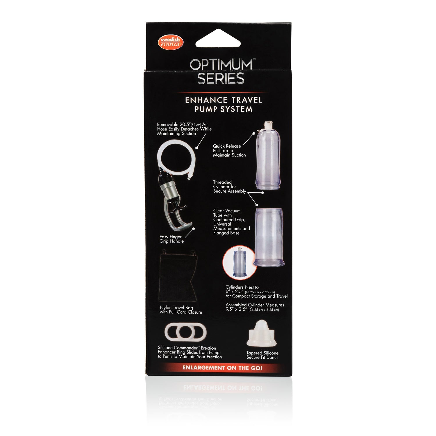 California Exotics - Optimum Series Enhance Travel Pump System (Clear) CE1510 CherryAffairs