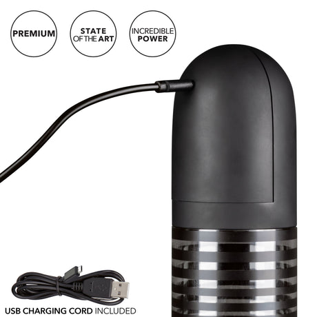 California Exotics - Optimum Series Rechargeable EZ Penis Pump Kit (Clear) CE1950 CherryAffairs