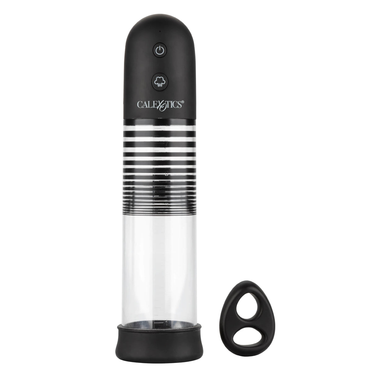 California Exotics - Optimum Series Rechargeable EZ Penis Pump Kit (Clear) CE1950 CherryAffairs