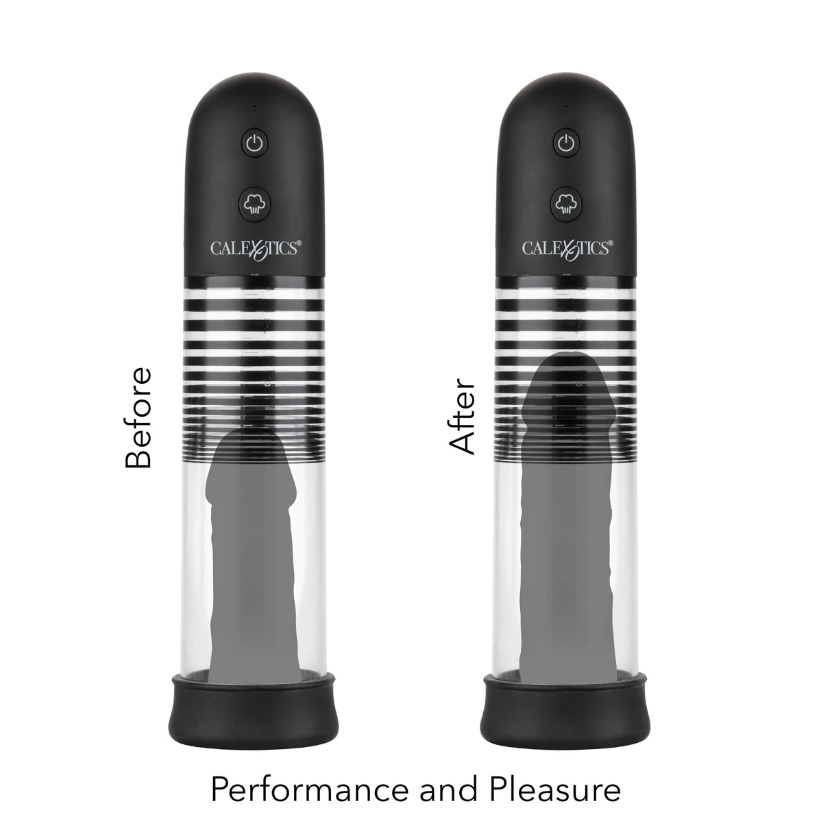 California Exotics - Optimum Series Rechargeable EZ Penis Pump Kit (Clear) CE1950 CherryAffairs