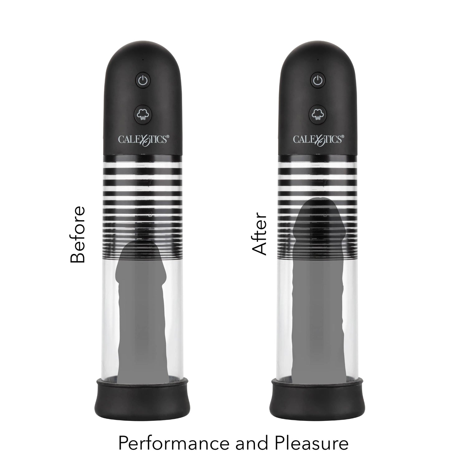 California Exotics - Optimum Series Rechargeable EZ Penis Pump Kit (Clear) CE1950 CherryAffairs
