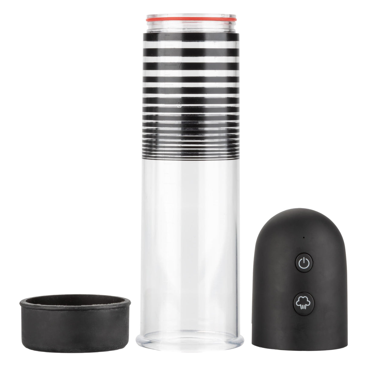 California Exotics - Optimum Series Rechargeable EZ Penis Pump Kit (Clear) CE1950 CherryAffairs
