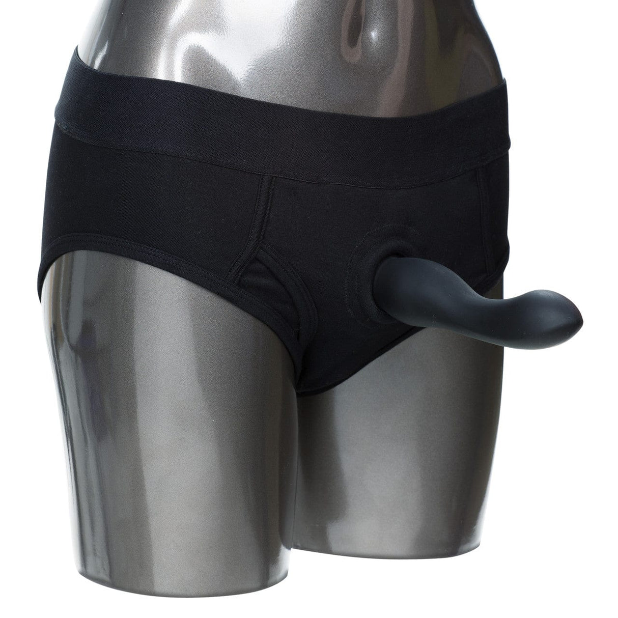 California Exotics - Packer Gear Black Brief Harness Strap On    Strap On w/o Dildo