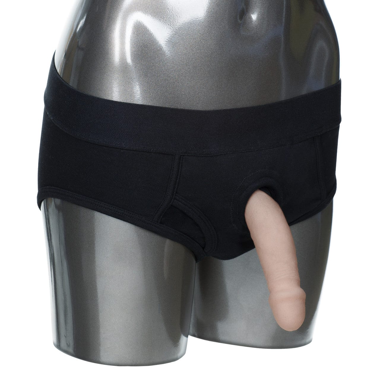 California Exotics - Packer Gear Black Brief Harness Strap On CherryAffairs