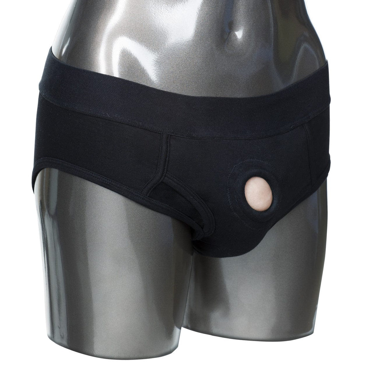 California Exotics - Packer Gear Black Brief Harness Strap On CherryAffairs