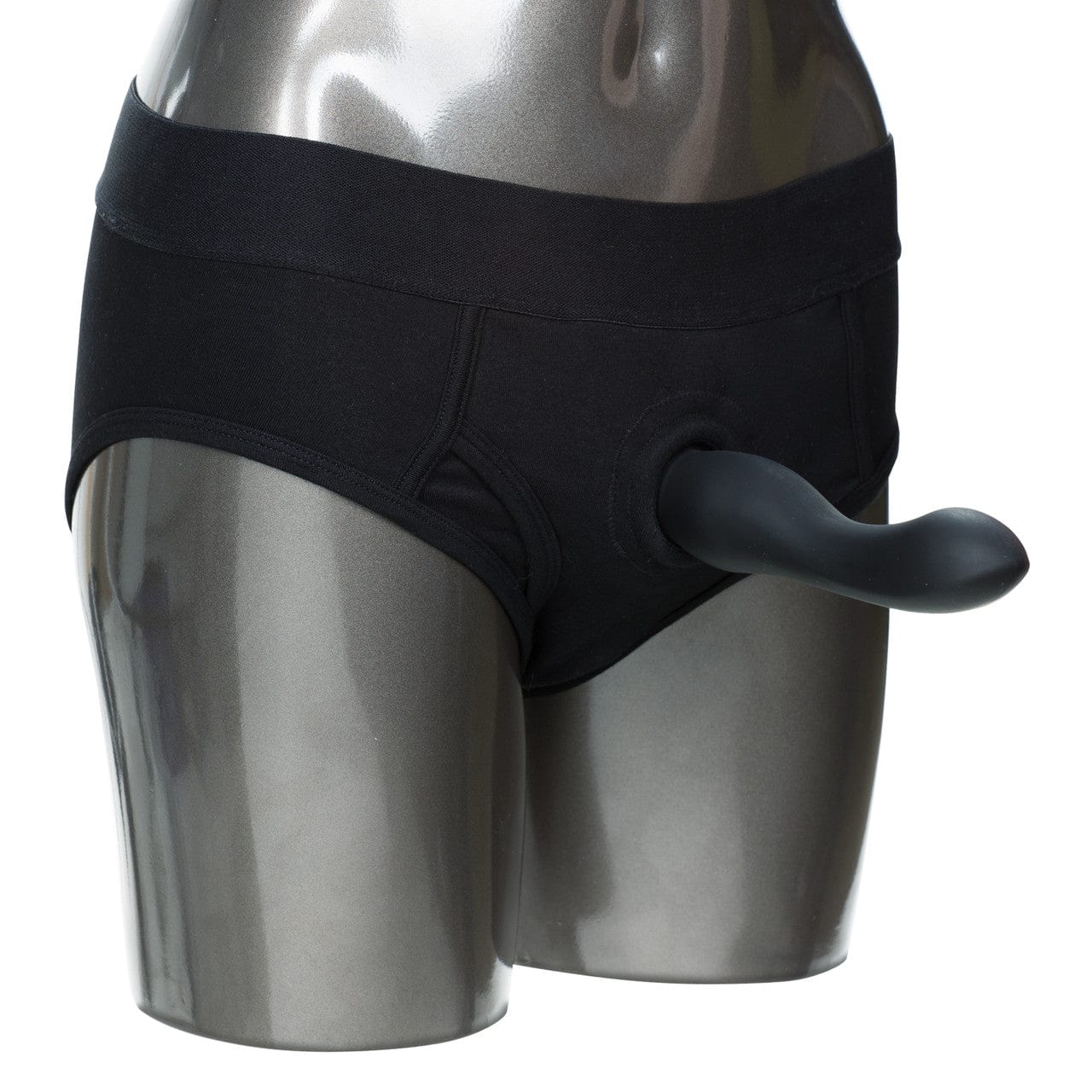 California Exotics - Packer Gear Black Brief Harness Strap On CherryAffairs