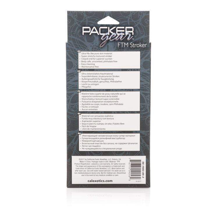 California Exotics - Packer Gear FTM Stroker Masturbator (Black)    Masturbator Soft Stroker (Non Vibration)