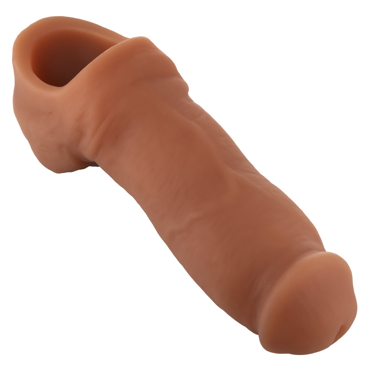California Exotics - Packer Gear Ultra Soft Silicone STP Hollow Dildo 5" (Brown) CE1930 CherryAffairs