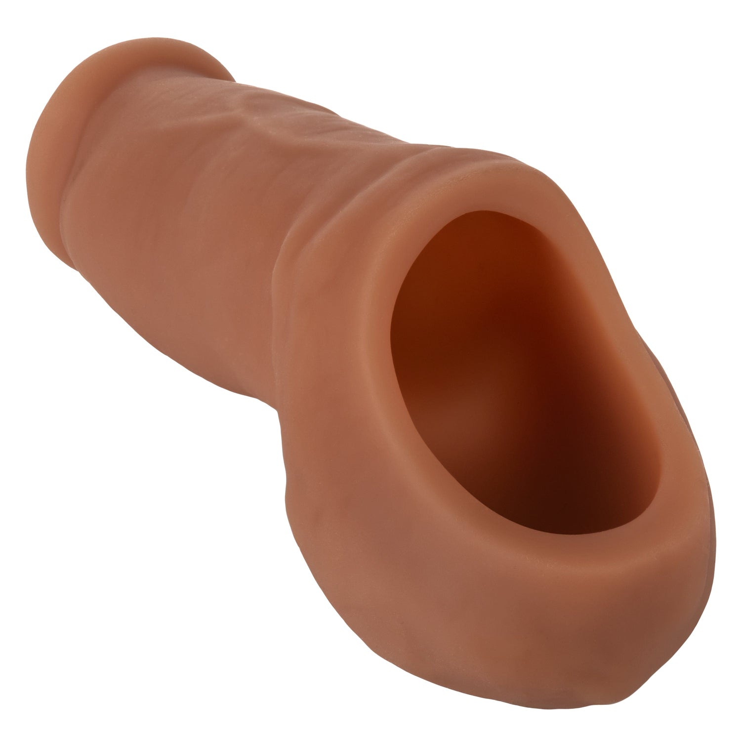 California Exotics - Packer Gear Ultra Soft Silicone STP Hollow Dildo 5" (Brown) CE1930 CherryAffairs