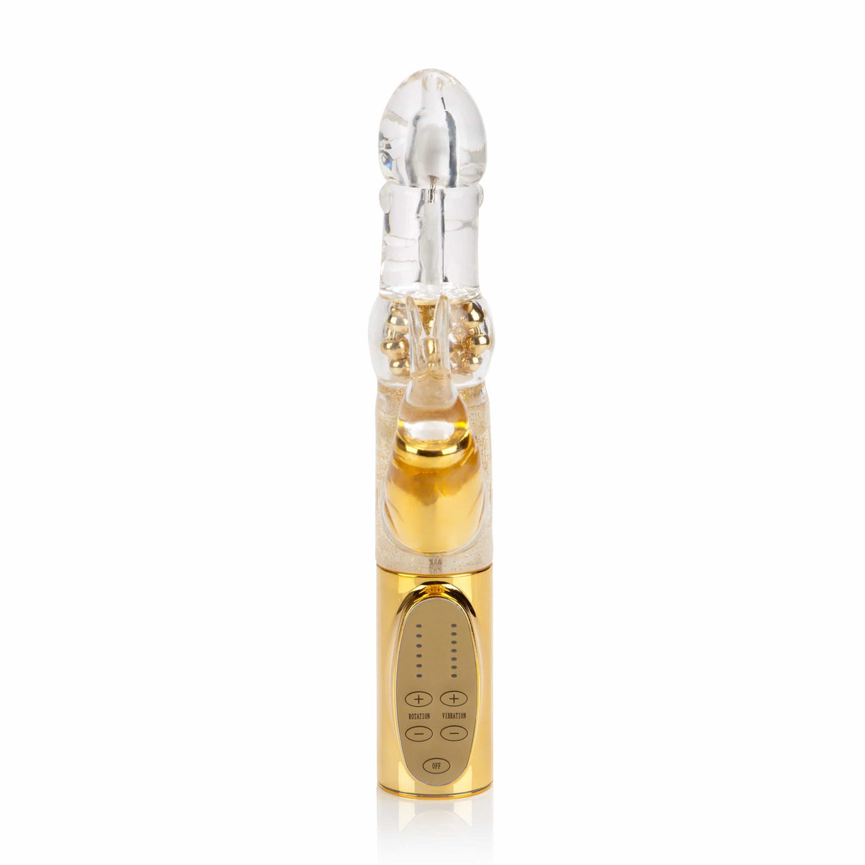 California Exotics - Platinum Collection Jack Rabbit Vibrator Intermediate (Gold) CE1516 CherryAffairs