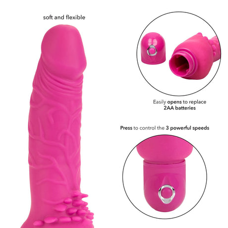 California Exotics - Power Stud Cliterrific Vibrator - CherryAffairs.sg