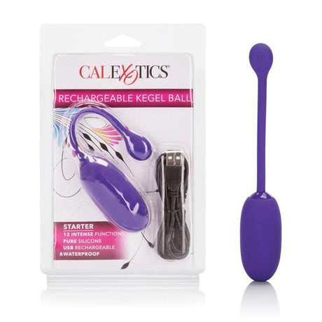 California Exotics - Rechargeable Kegel Ball Starter (Purple) CE1337 CherryAffairs