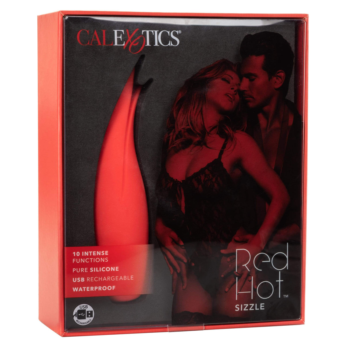 California Exotics - Red Hot Sizzle Clit Massager (Red) CE1689 CherryAffairs