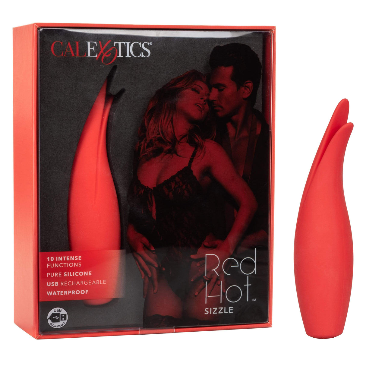 California Exotics - Red Hot Sizzle Clit Massager (Red) CE1689 CherryAffairs