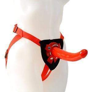 California Exotics - Red Rider Adjustable Strap On 7" - CherryAffairs.sg