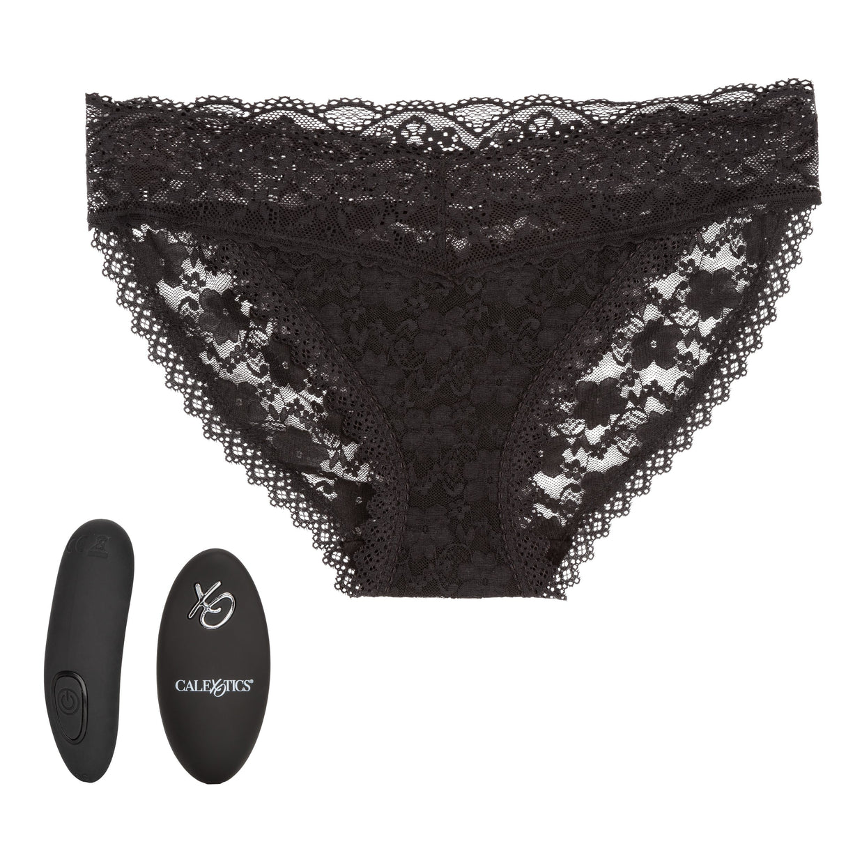 California Exotics - Remote Control Vibrating Lace Panty Set CherryAffairs