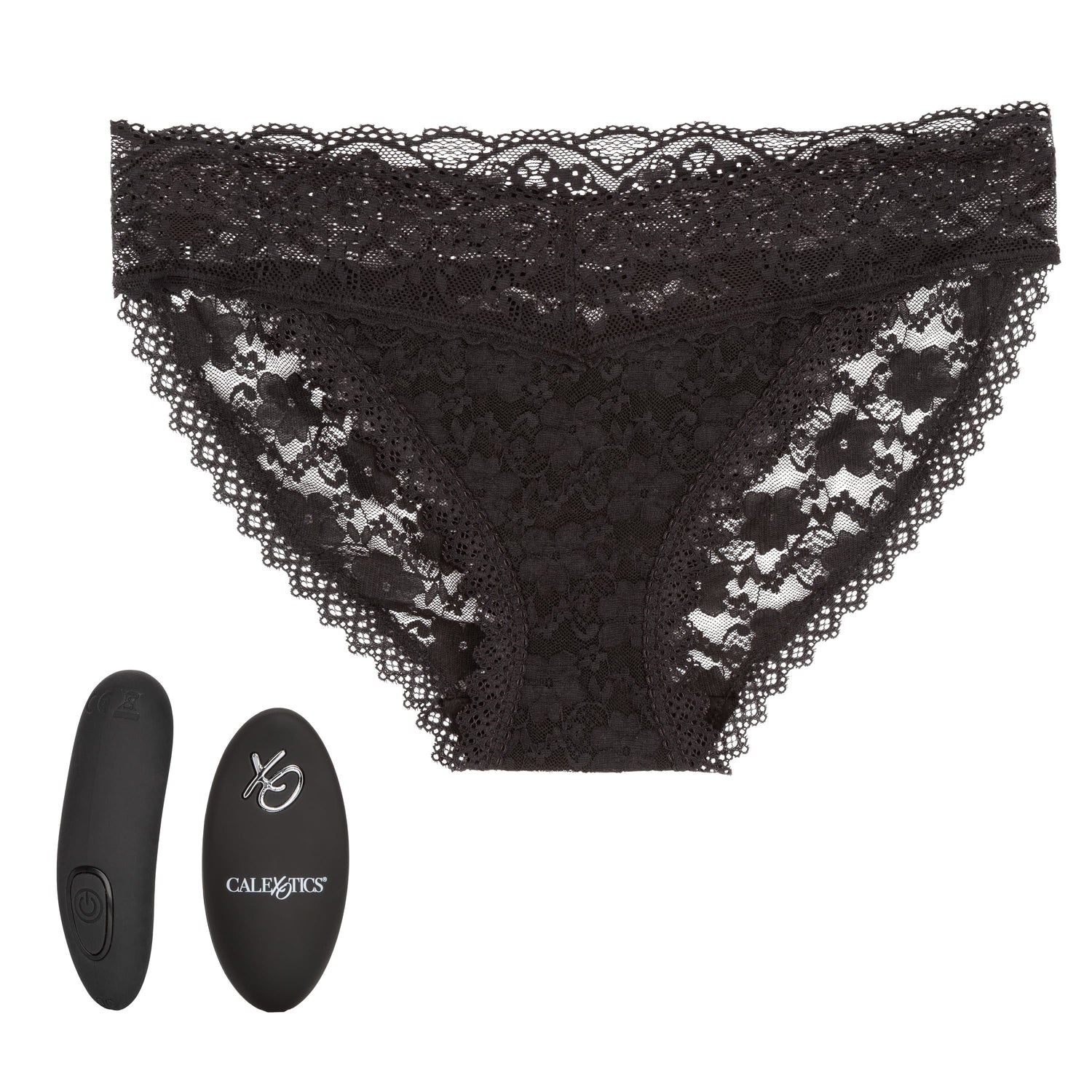 California Exotics - Remote Control Vibrating Lace Panty Set CherryAffairs