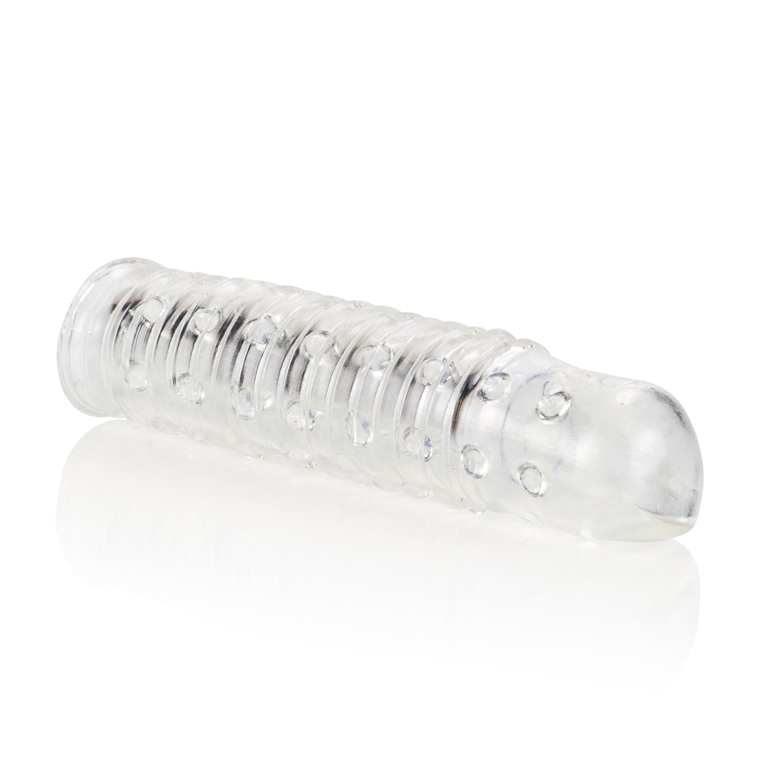 California Exotics - Reversible Textured Cock Sleeve (Clear) CE1522 CherryAffairs