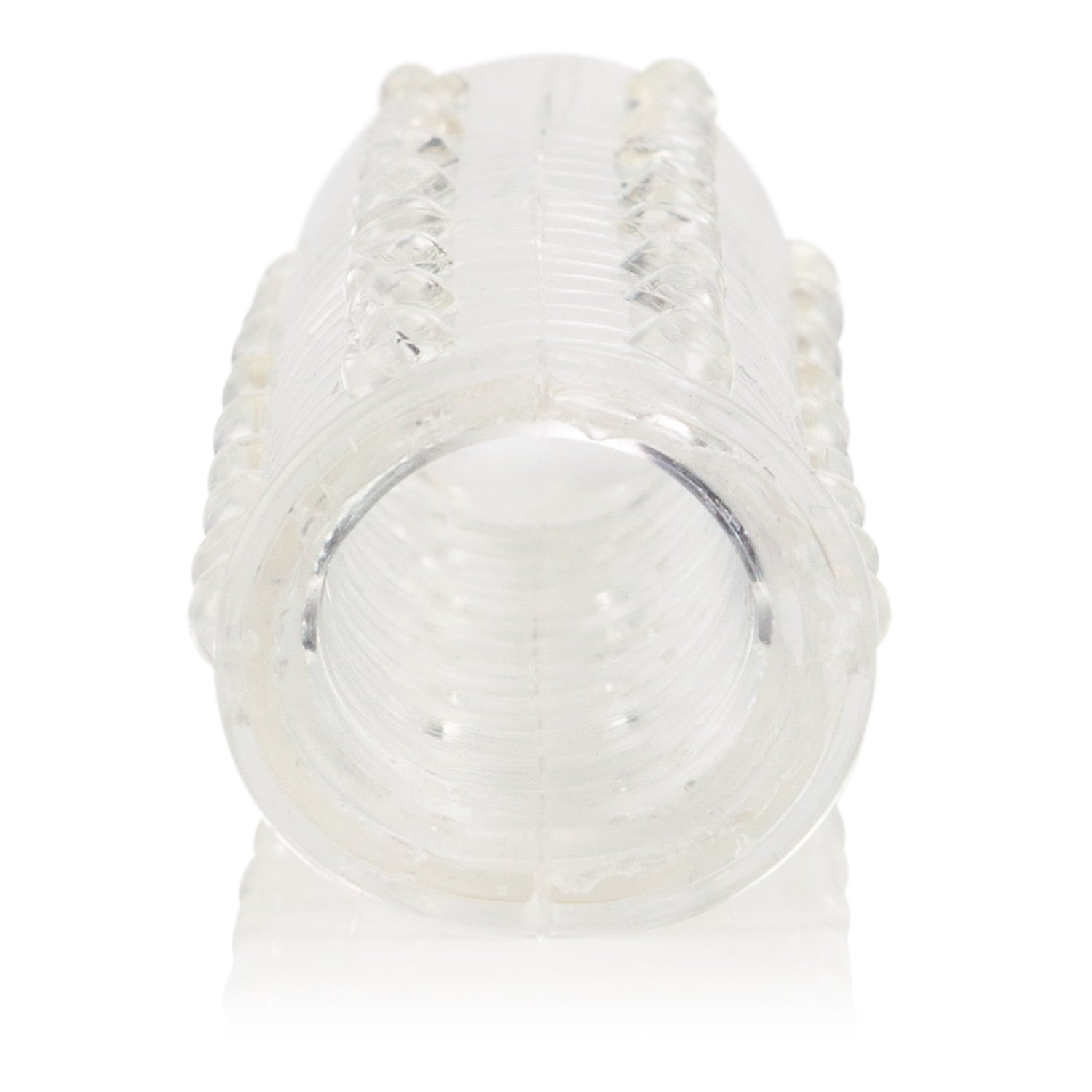 California Exotics - Reversible Textured Cock Sleeve (Clear) CE1522 CherryAffairs