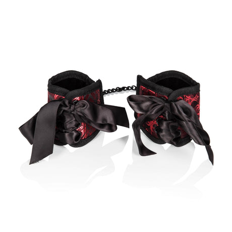 California Exotics - Scandal Corset Cuffs (Red) CE1633 CherryAffairs