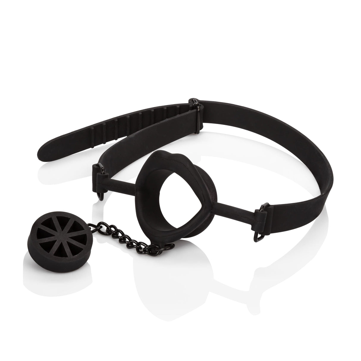 California Exotics - Scandal Silicone Stopper Gag (Black) CE1411 CherryAffairs