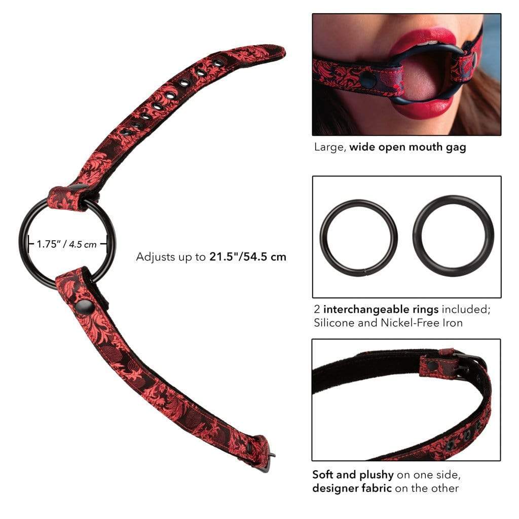 California Exotics - Scandal Wide Open Mouth Gag (Red) CE1730 CherryAffairs