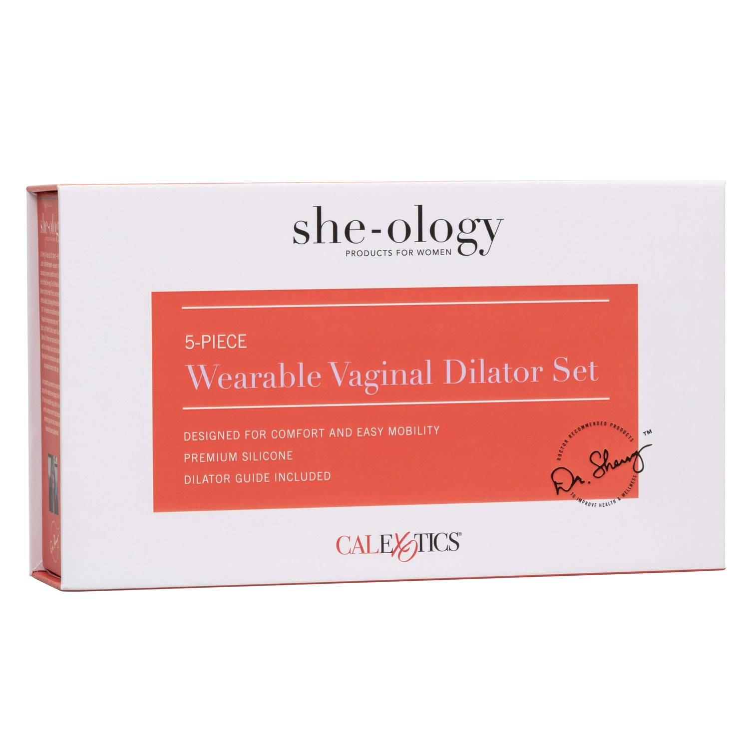 California Exotics - She-ology 5 piece Wearable Vaginal Dilator Set (Multi Colour) CE1753 CherryAffairs