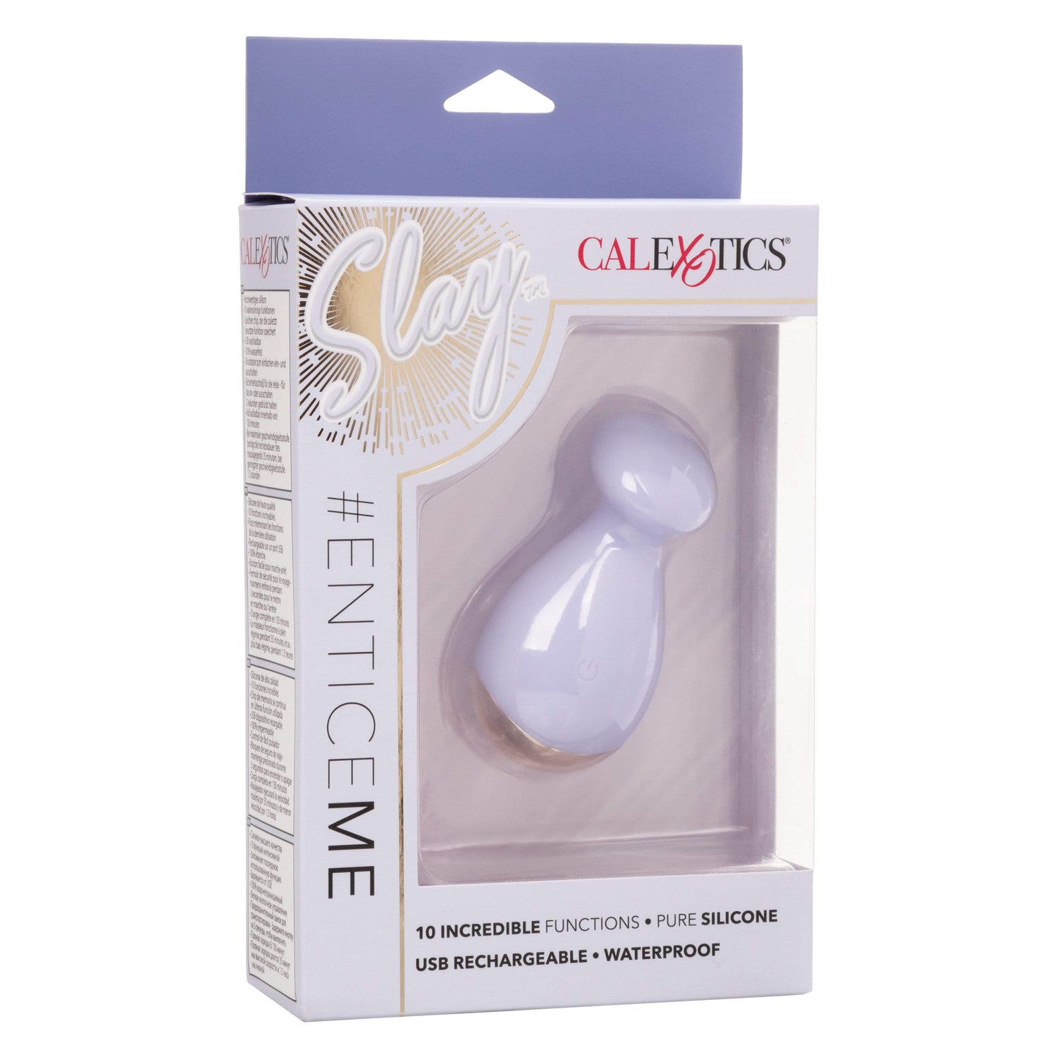 California Exotics - Slay EnticeMe Silicone Clit Massger (Purple) CE1830 CherryAffairs