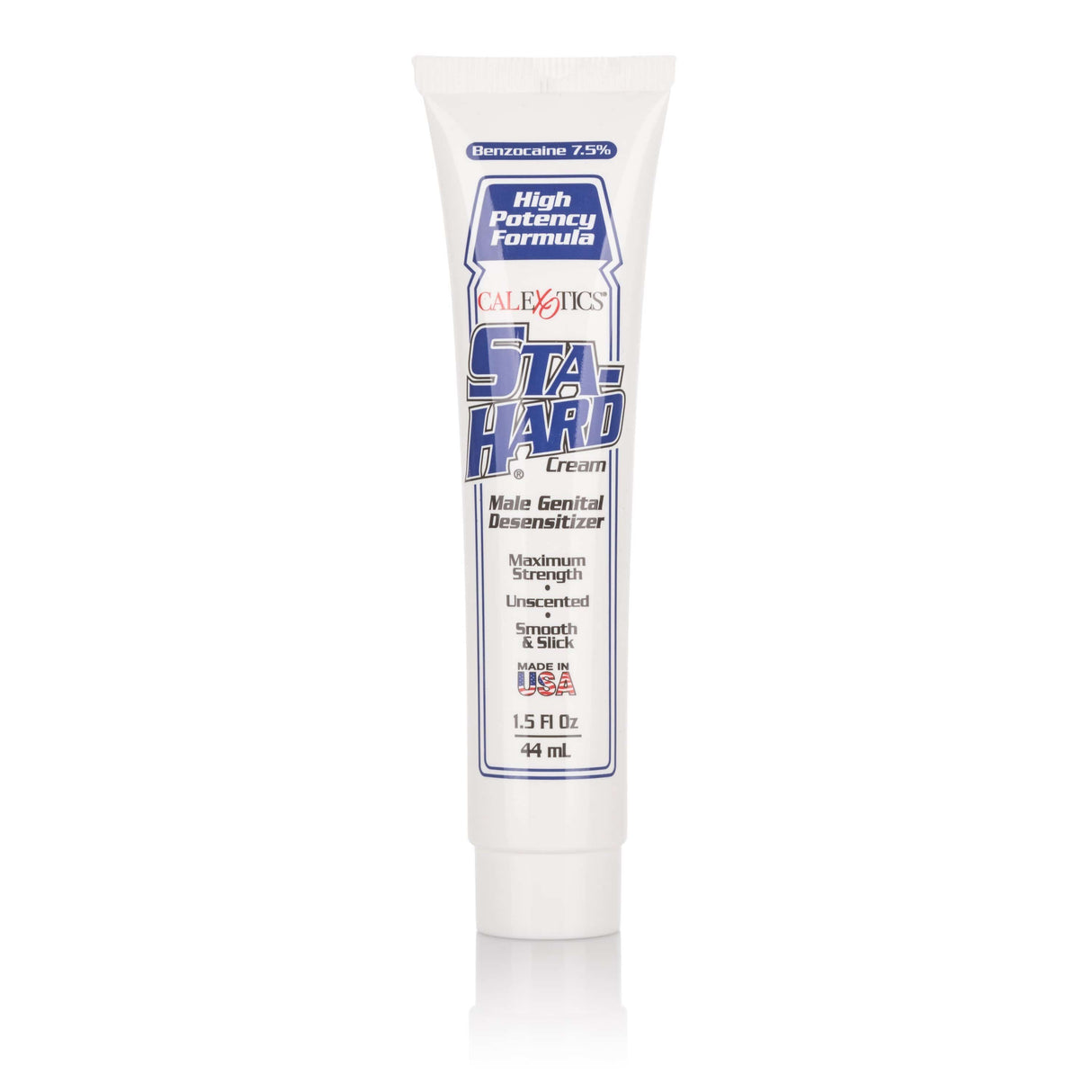 California Exotics - Sta Hard Male Genital Desensitizer Delay Cream (White) CE1537 CherryAffairs