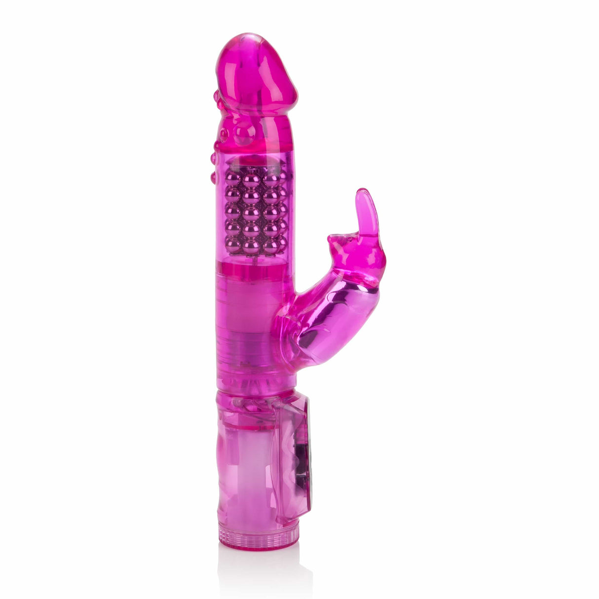 California Exotics - The Original Waterproof 5 Rows Jack Rabbit Vibrator Starter (Pink)    Rabbit Dildo (Vibration) Non Rechargeable