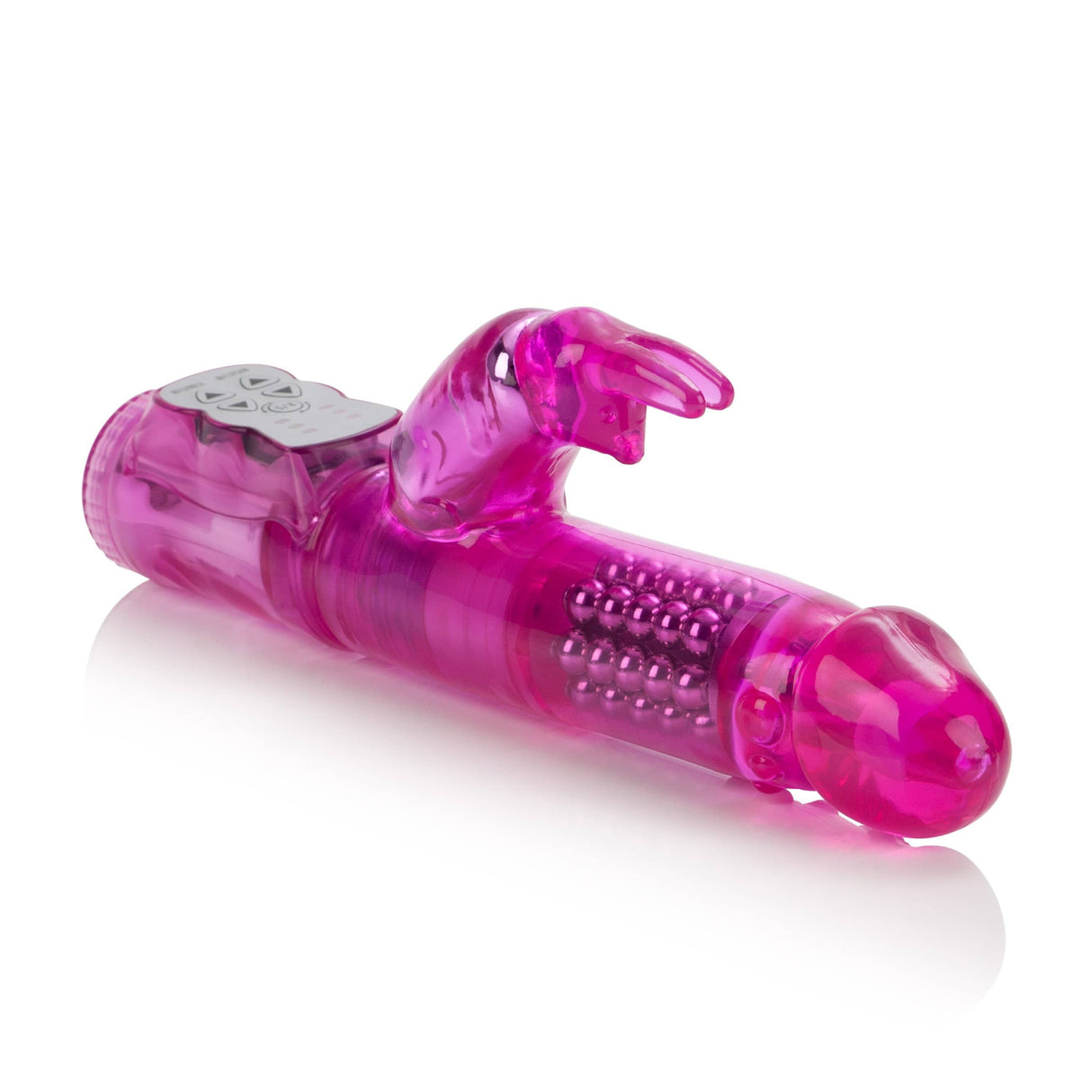 California Exotics - The Original Waterproof 5 Rows Jack Rabbit Vibrator Starter (Pink)    Rabbit Dildo (Vibration) Non Rechargeable