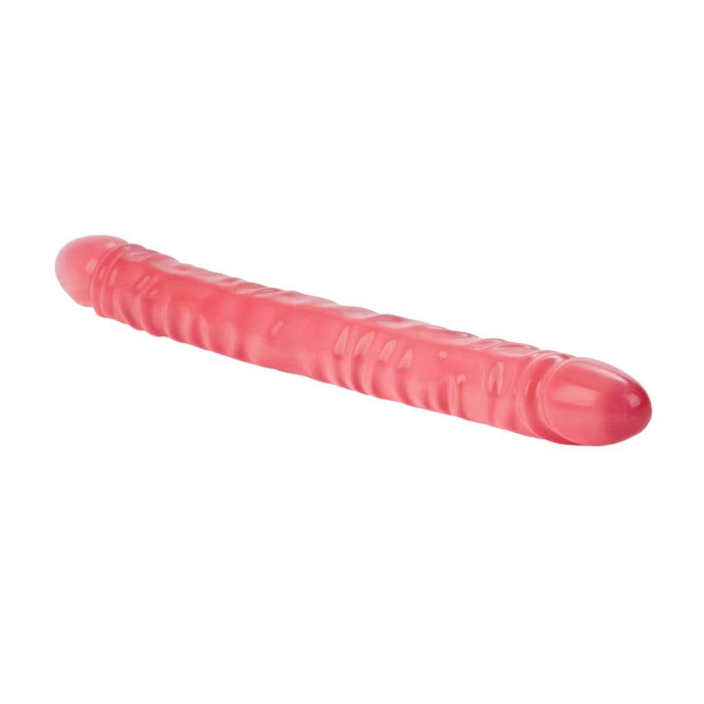 California Exotics - Translucence Veined Double Dong 17" (Pink) CE1693 CherryAffairs
