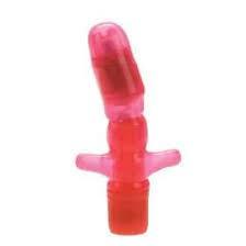 California Exotics - Vibrating Anal-T Prostate Massager 3.25" (Pink) - CherryAffairs.sg