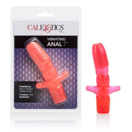 California Exotics - Vibrating Anal-T Prostate Massager 3.25" (Pink) - CherryAffairs.sg