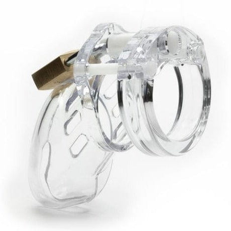 CBX - CB-6000S Male Chastity Cage Small 2.5" (Clear) - CherryAffairs.sg