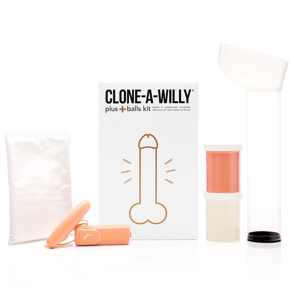 Clone A Willy - Vibrating Penis plus Balls DIY Dildo Clone Molding Kit - CherryAffairs.sg