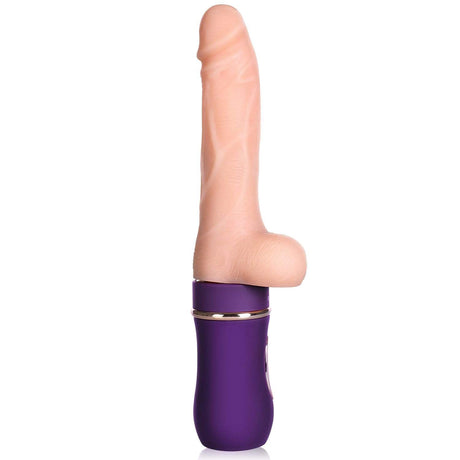 Erocome - Auriga Thrust Realistic Dildo Vibrator (Beige) ERC1010 CherryAffairs