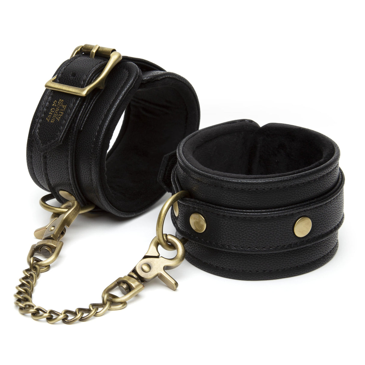 Fifty Shades of Grey - Bound to You Ankle Cuffs (Black) FSG1123 CherryAffairs