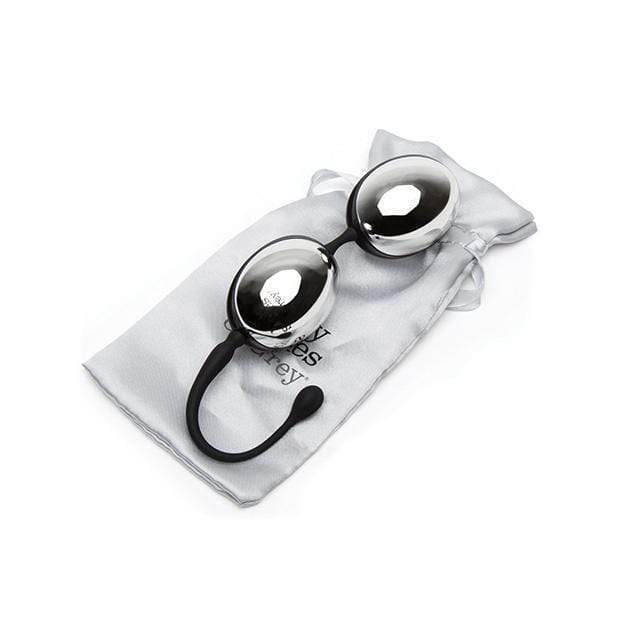 Fifty Shades of Grey - Inner Goddess Silver Jiggle Kegel Balls 67 g (Silver) FSG1101 CherryAffairs