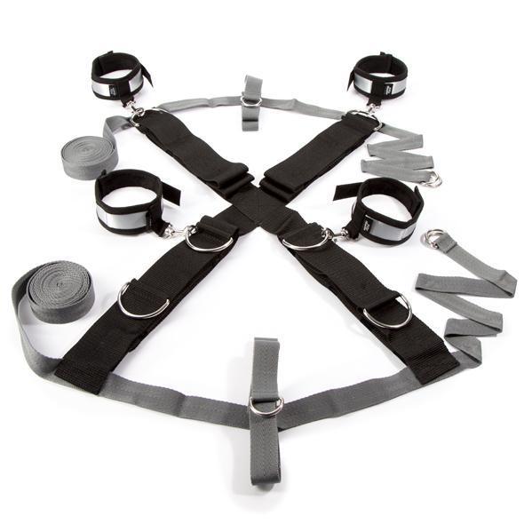 Fifty Shades of Grey - Keep Still Over the Bed Cross Restraint Set - CherryAffairs.sg