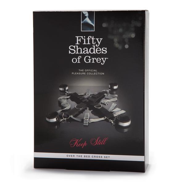 Fifty Shades of Grey - Keep Still Over the Bed Cross Restraint Set - CherryAffairs.sg