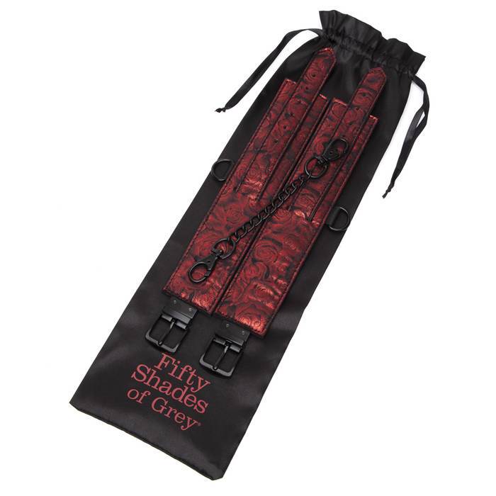 Fifty Shades of Grey - Sweet Anticipation Wrist Cuffs BDSM (Red) FSG1180 CherryAffairs