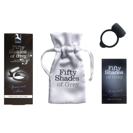 Fifty Shades of Grey - Yours and Mine Vibrating Cock Ring - CherryAffairs.sg